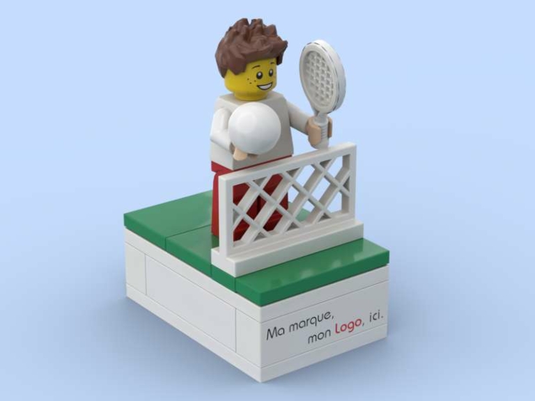 Le sportif - Le joueur de tennis en briques Lego®