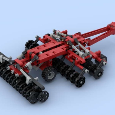 Déchaumeur à disque en briques Lego®