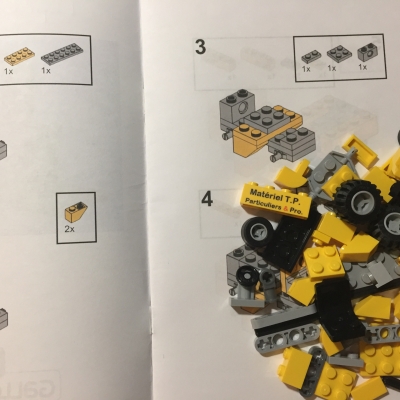 Building instructions and Lego® bricks